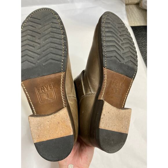 Frye Leather Engineer Harness Motorcycle Bootie 6.5 - Picture 8 of 9